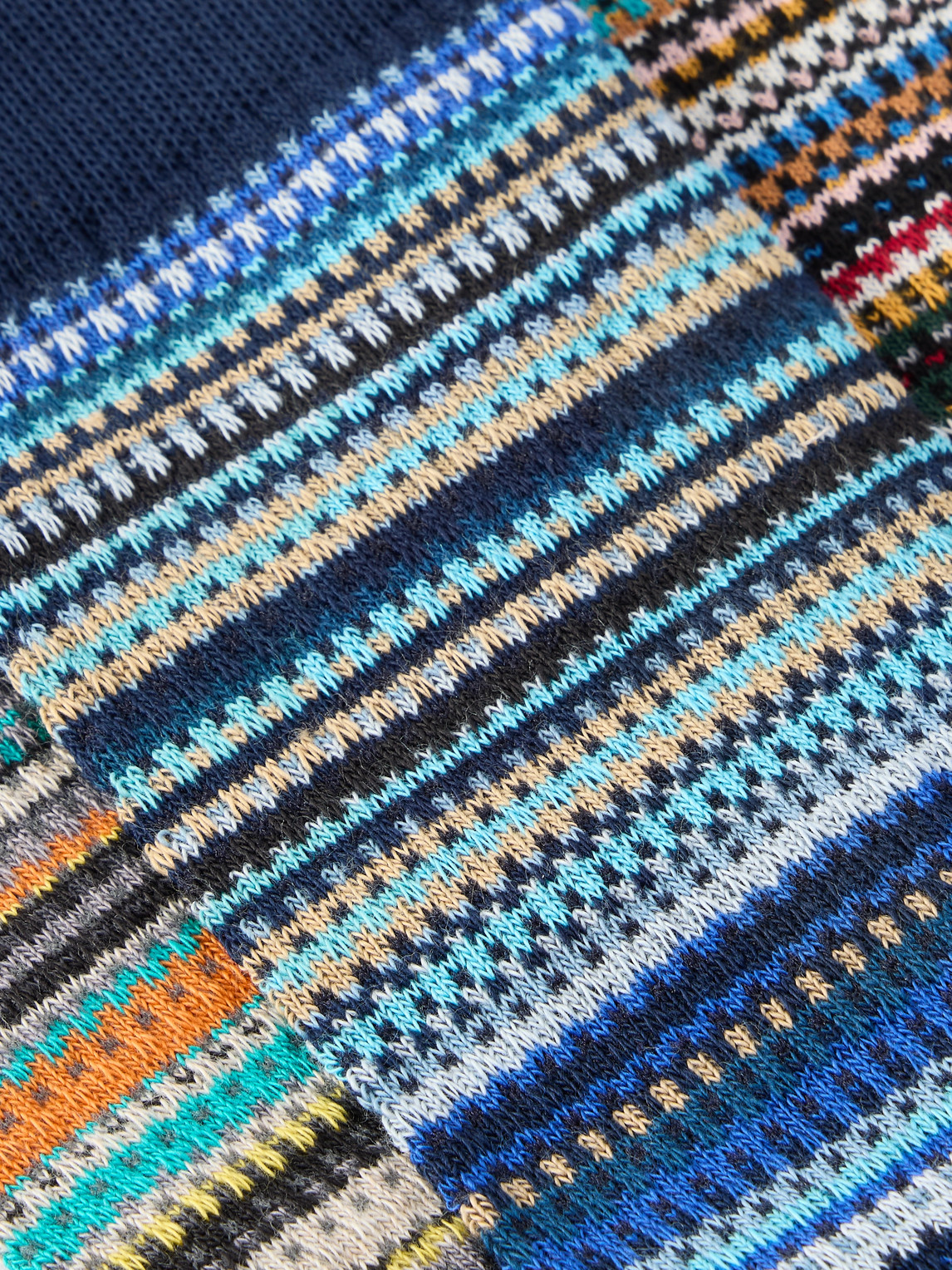Paul Smith Three-pack Striped Cotton-blend Socks In Multi