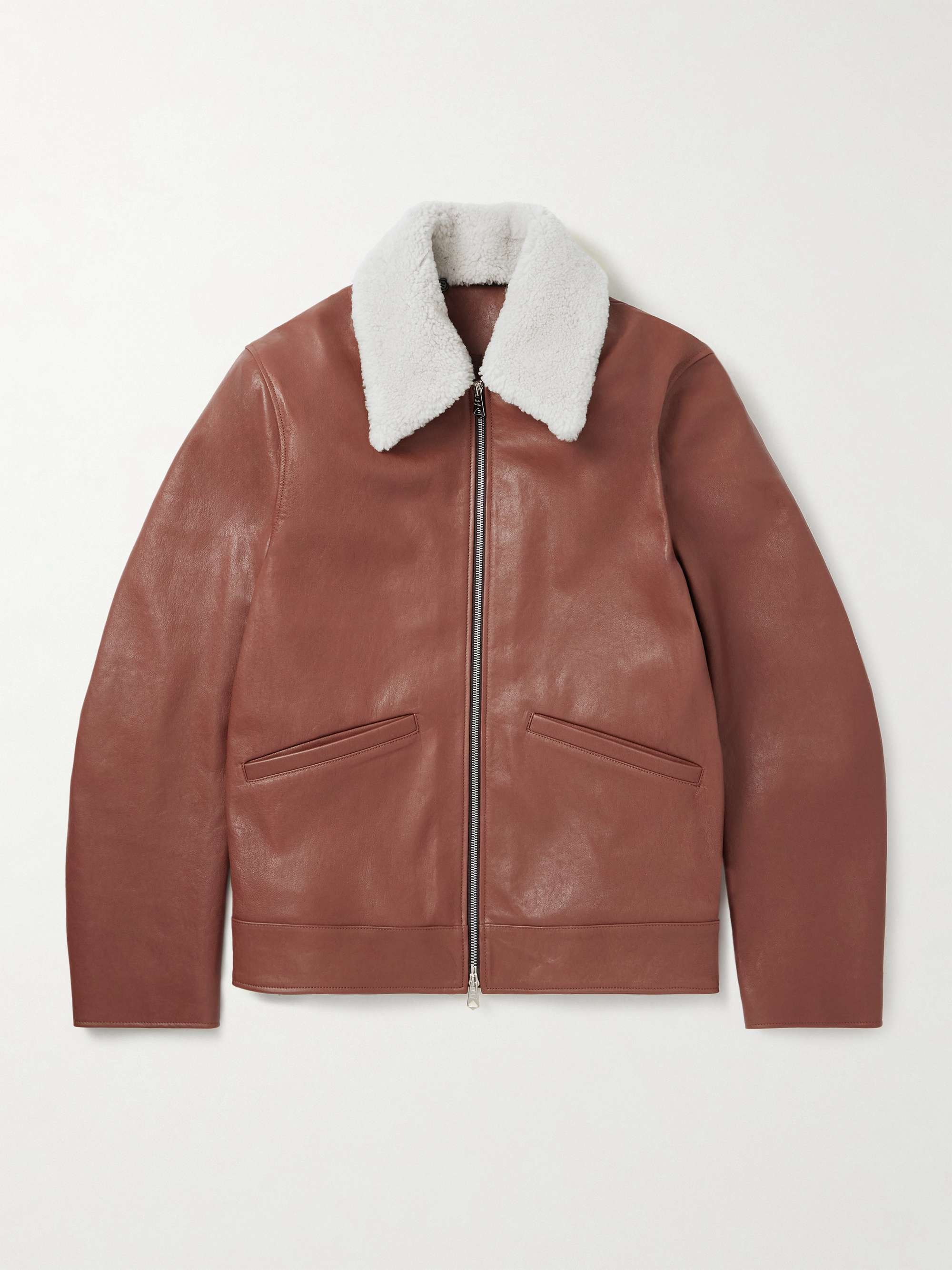 PAUL SMITH Leather Blouson Jacket for Men | MR PORTER