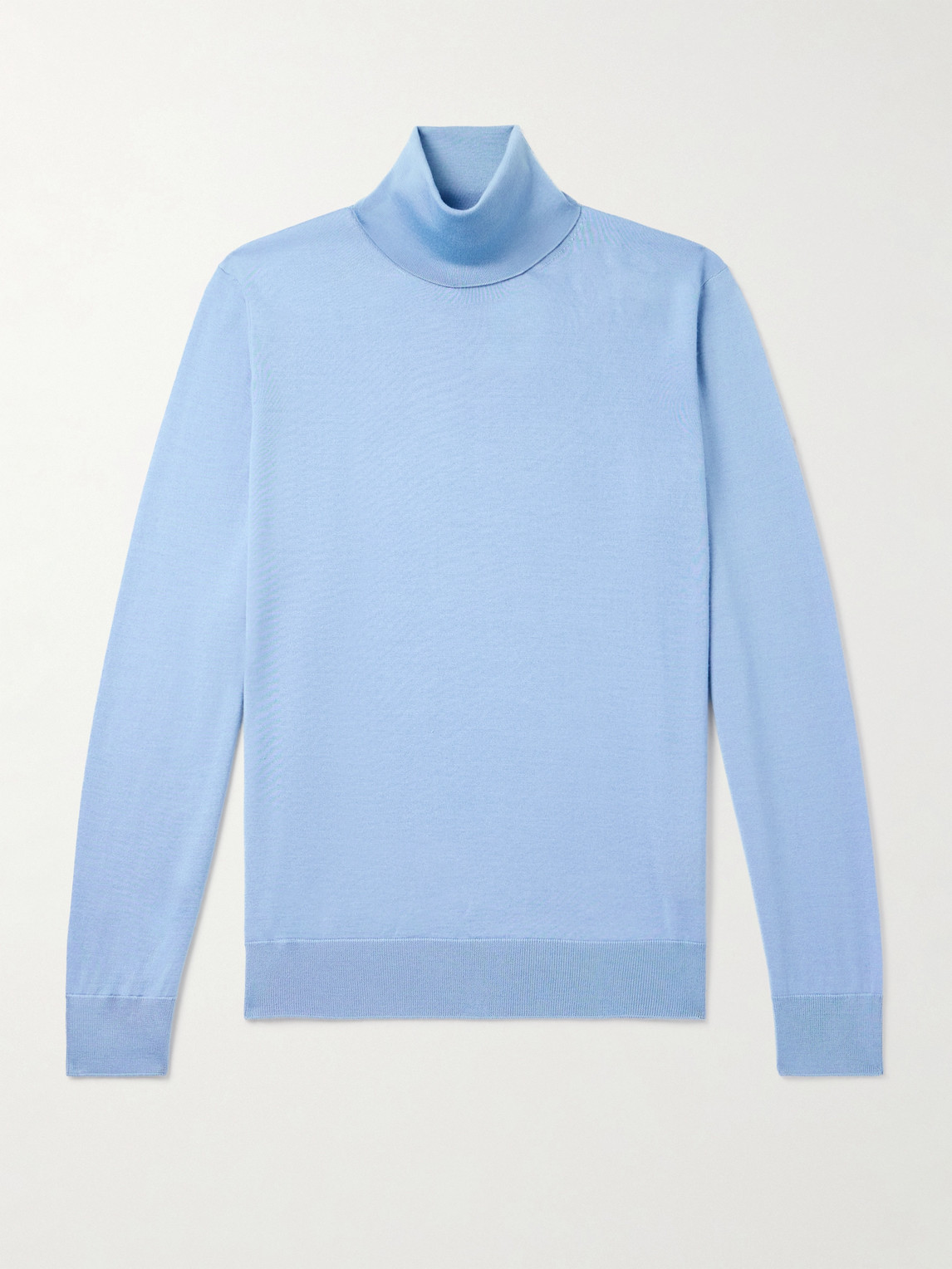 Zegna Cashmere and Silk-Blend Rollneck Sweater - Men