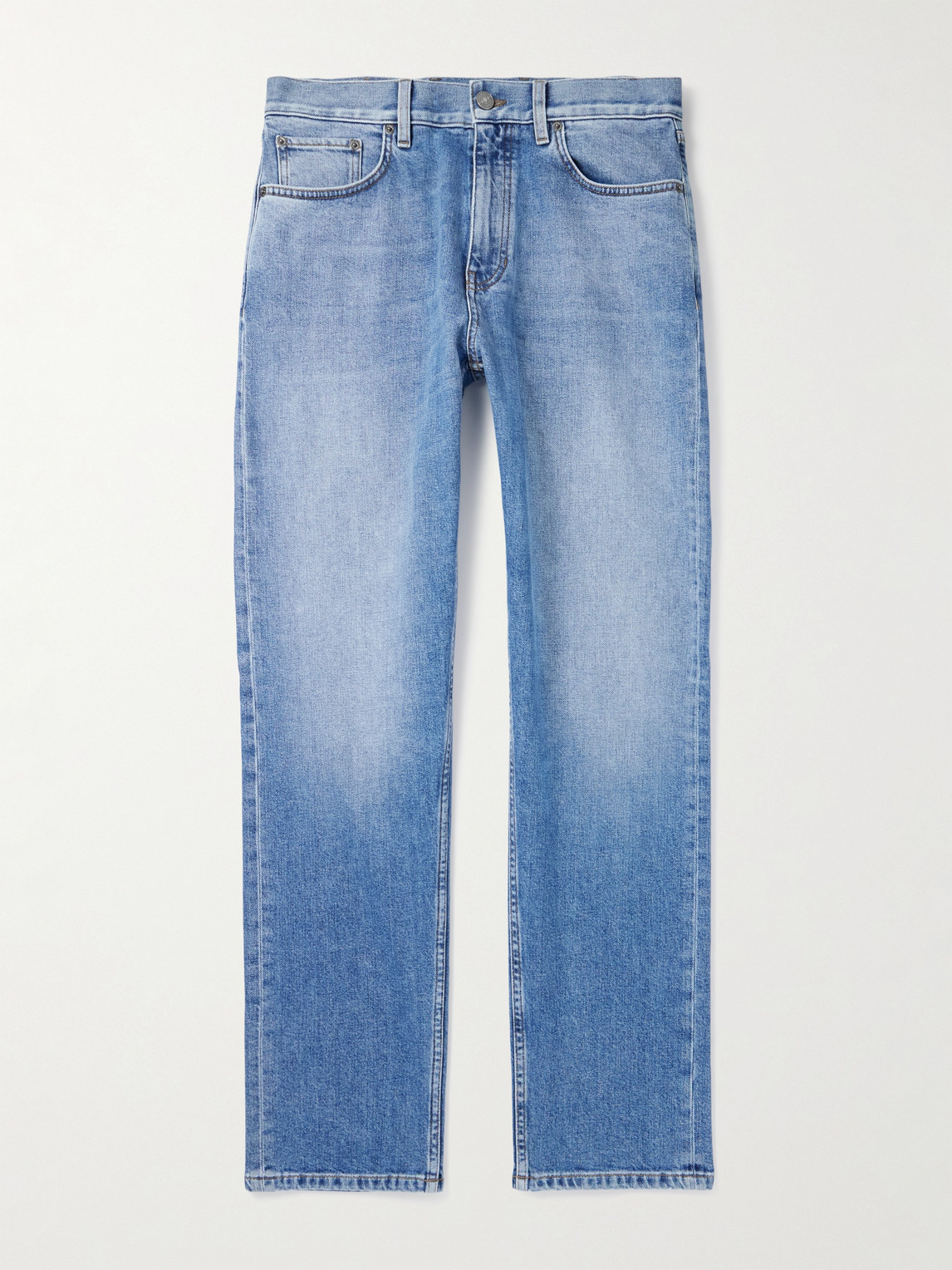 Zegna Roccia Straight-Leg Stretch Jeans - Men