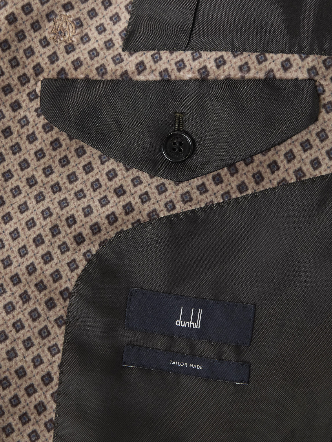 Slim-Fit Printed Cotton-Blend Velvet Tuxedo Jacket