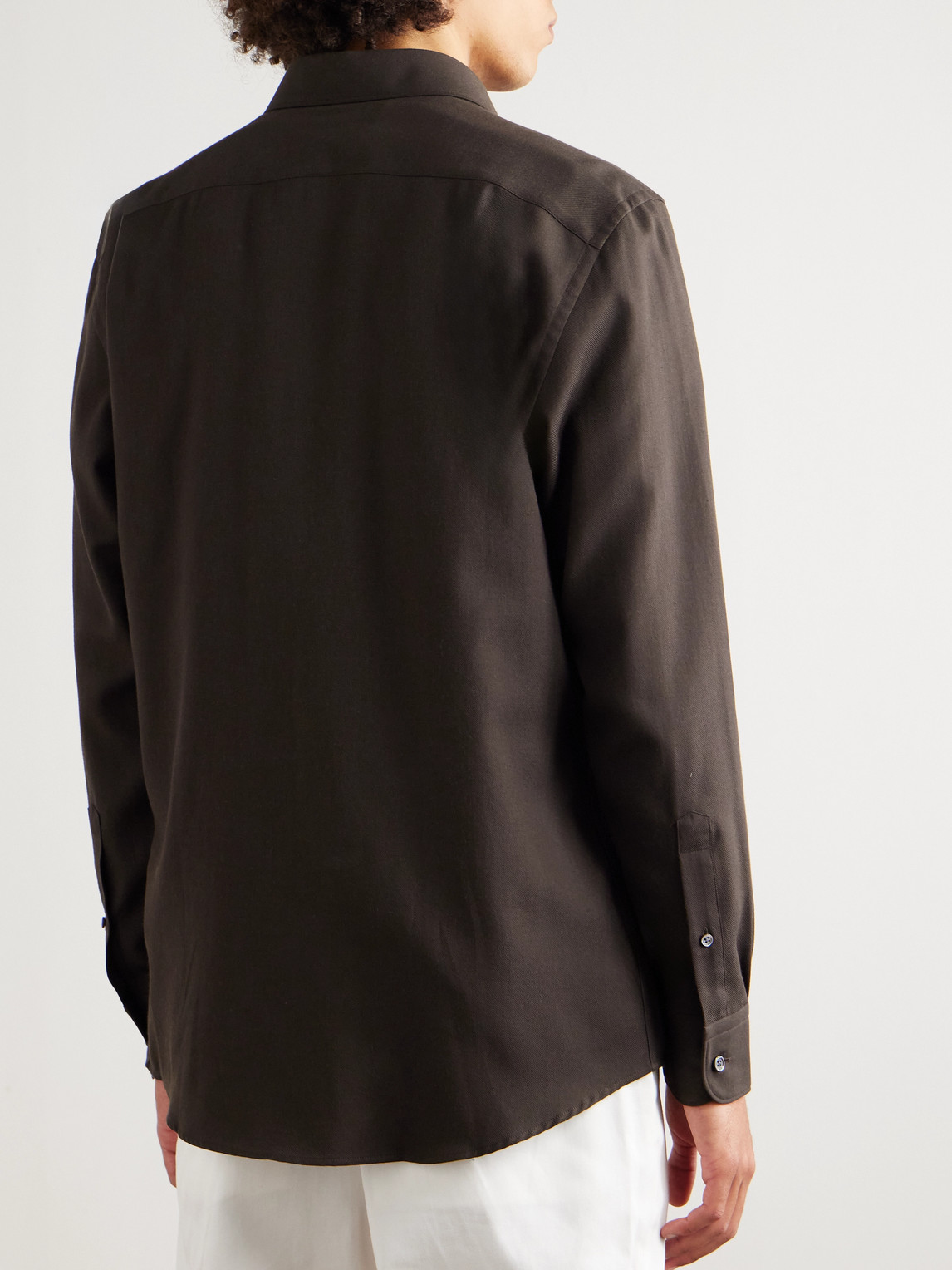 Cotton And Cashmere-Blend Shirt