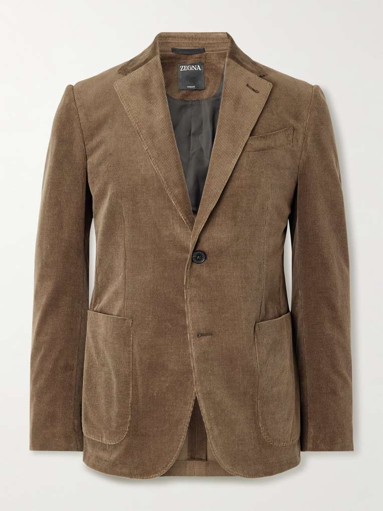 ZEGNA Cotton-Blend Corduroy Blazer