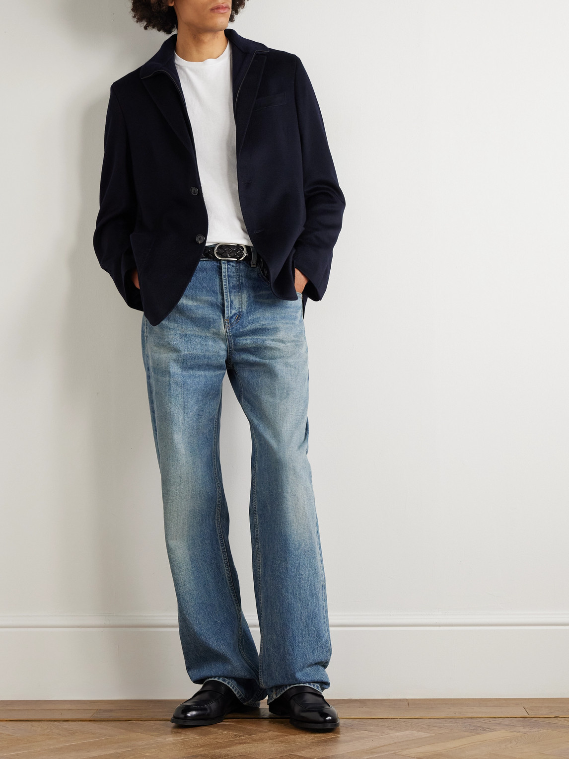 Layered Cashmere Blazer
