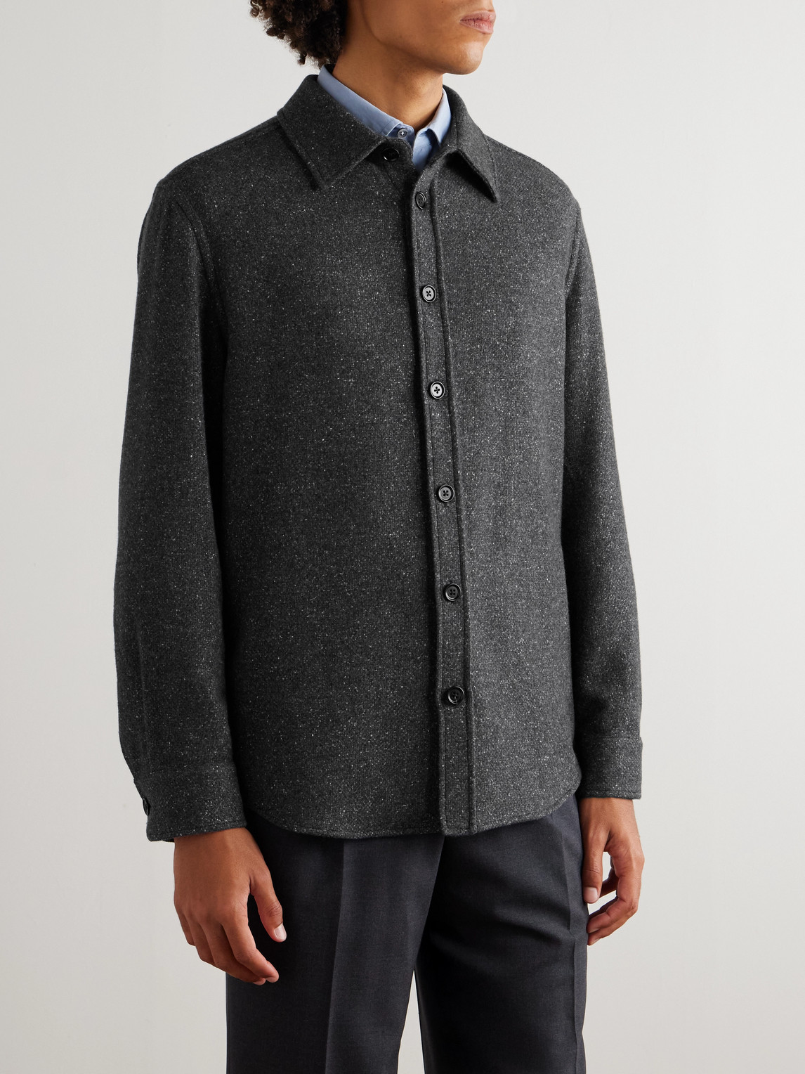 Cashmere And Silk-Blend Shirt