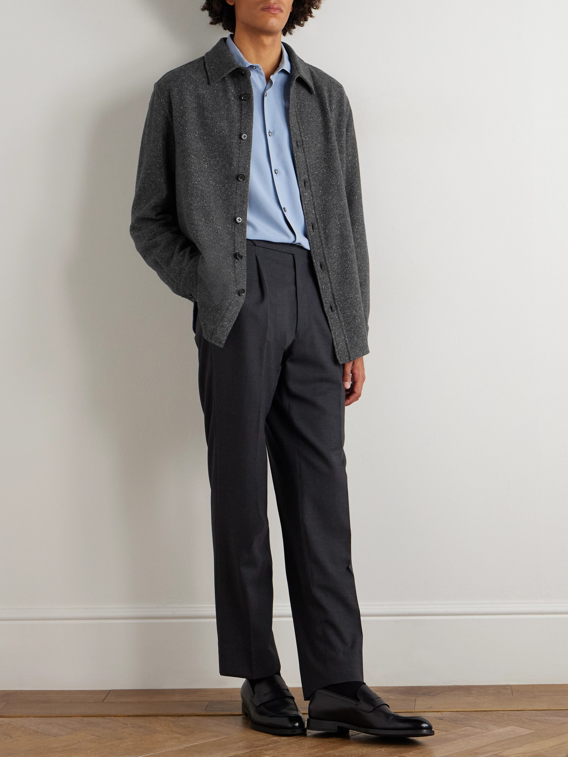 Cashmere And Silk-Blend Shirt