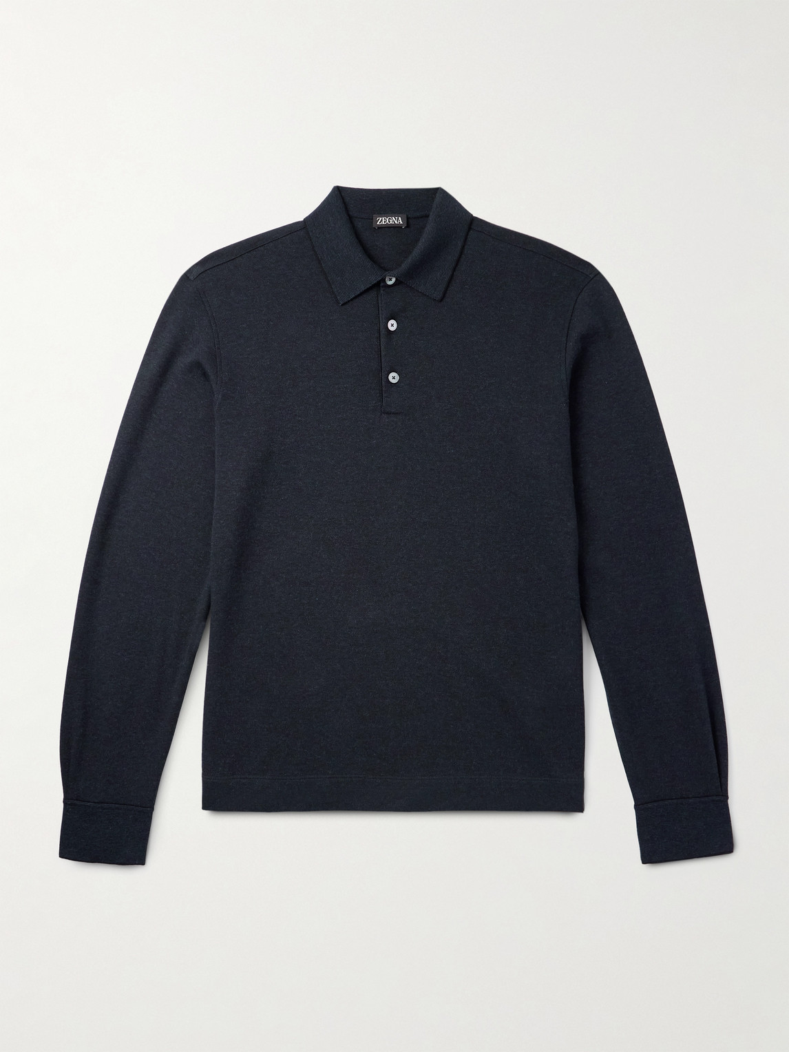 Zegna Cotton-Piqué Polo Shirt - Men