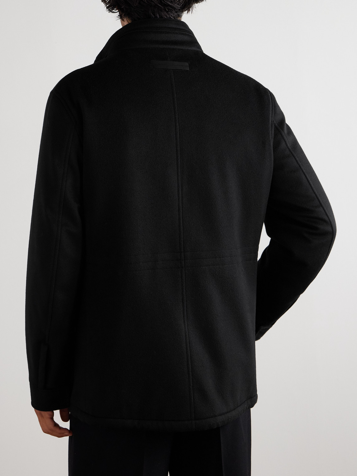 Zegna Surveste Vetta En Oasi Cashmere Elements In Black