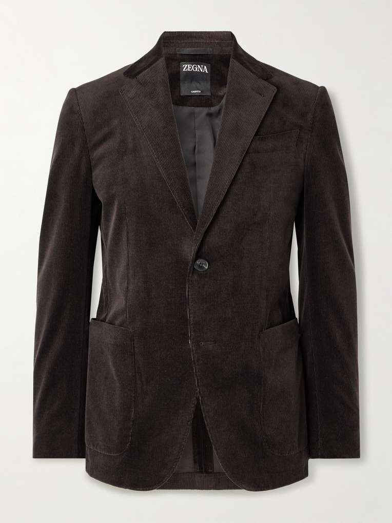 ZEGNA Cotton-Blend Corduroy Blazer