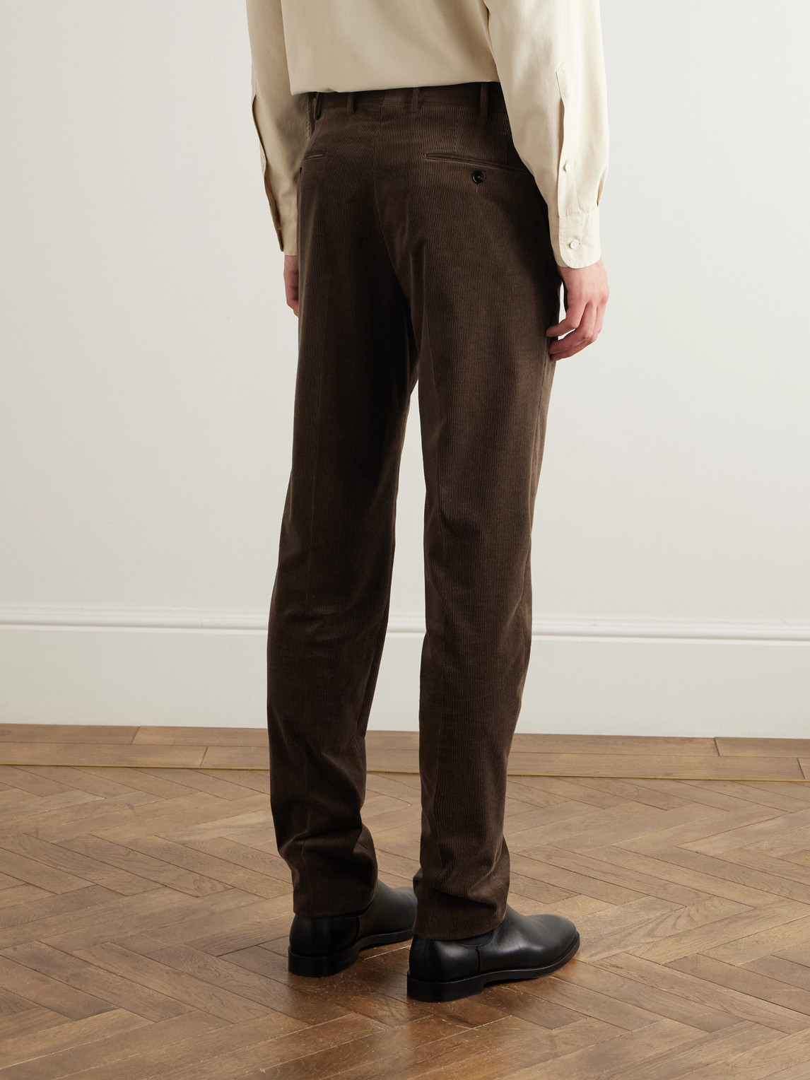 Slim-Fit Cotton-Blend Corduroy
