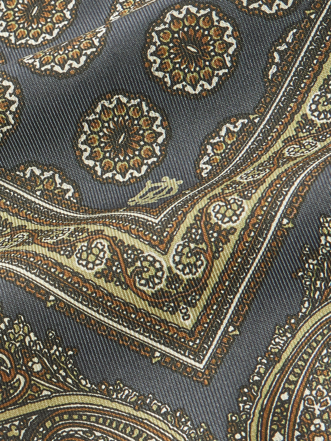  Dunhill - Printed Mulberry Silk-twill Pocket Square - Men - Black 
