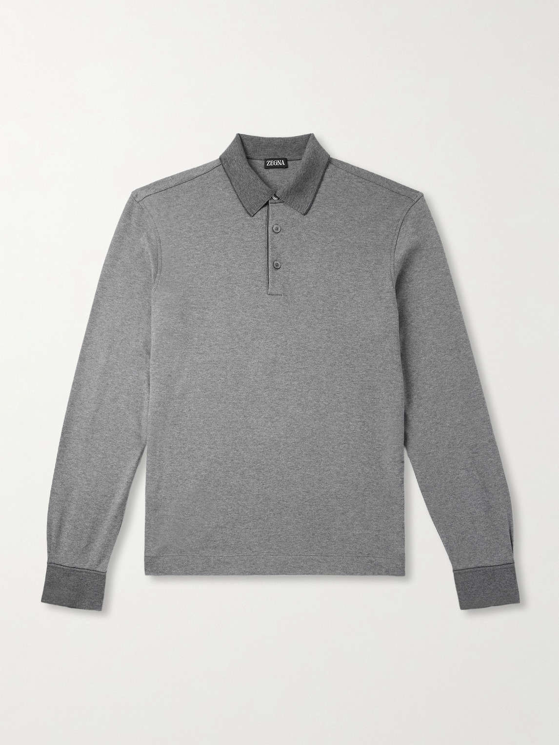 Zegna Cotton-Piqué Polo Shirt - Men