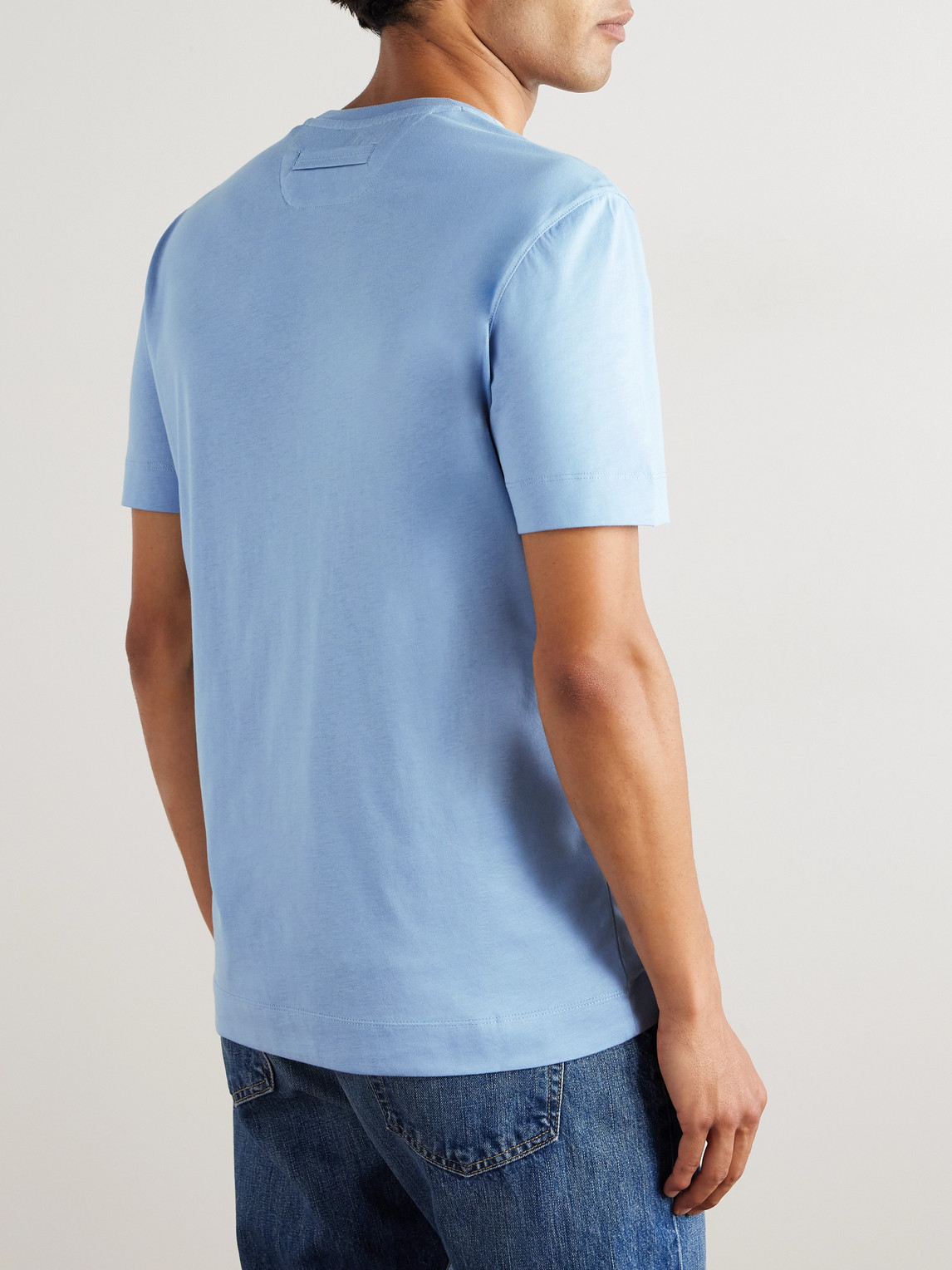Logo-Embroidered Cotton-Jersey T-Shirt