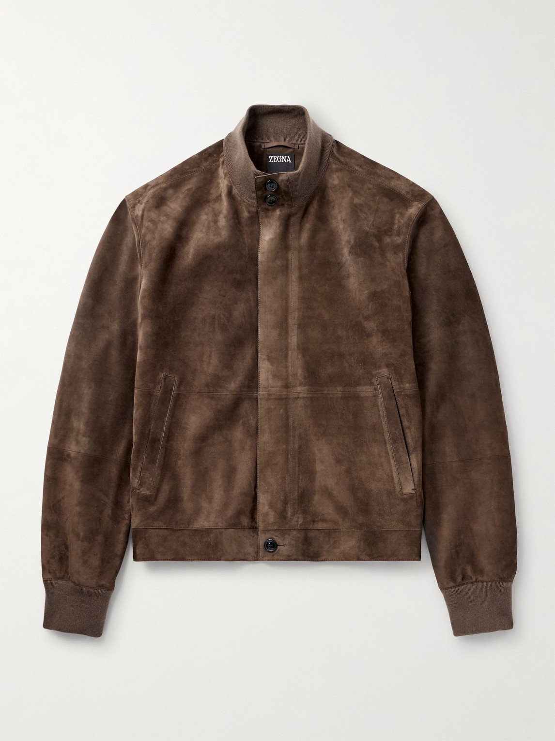 Zegna Suede Blouson Jacket - Men