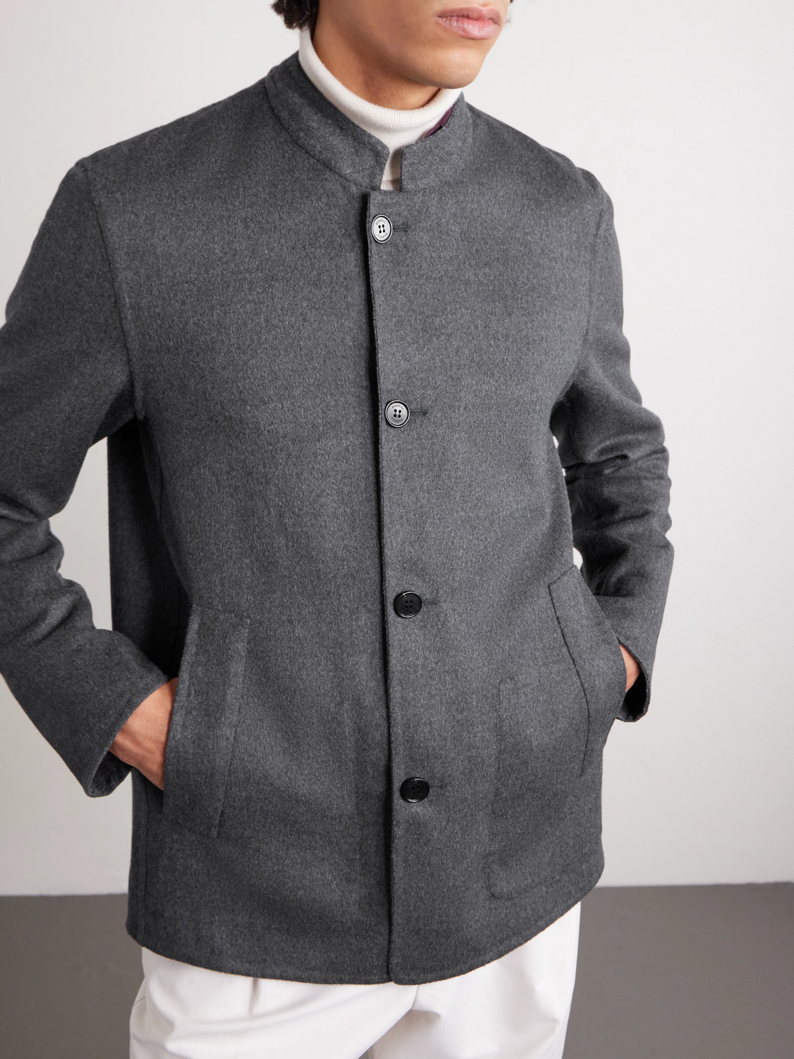 Reversible Wool-Blend Jacket