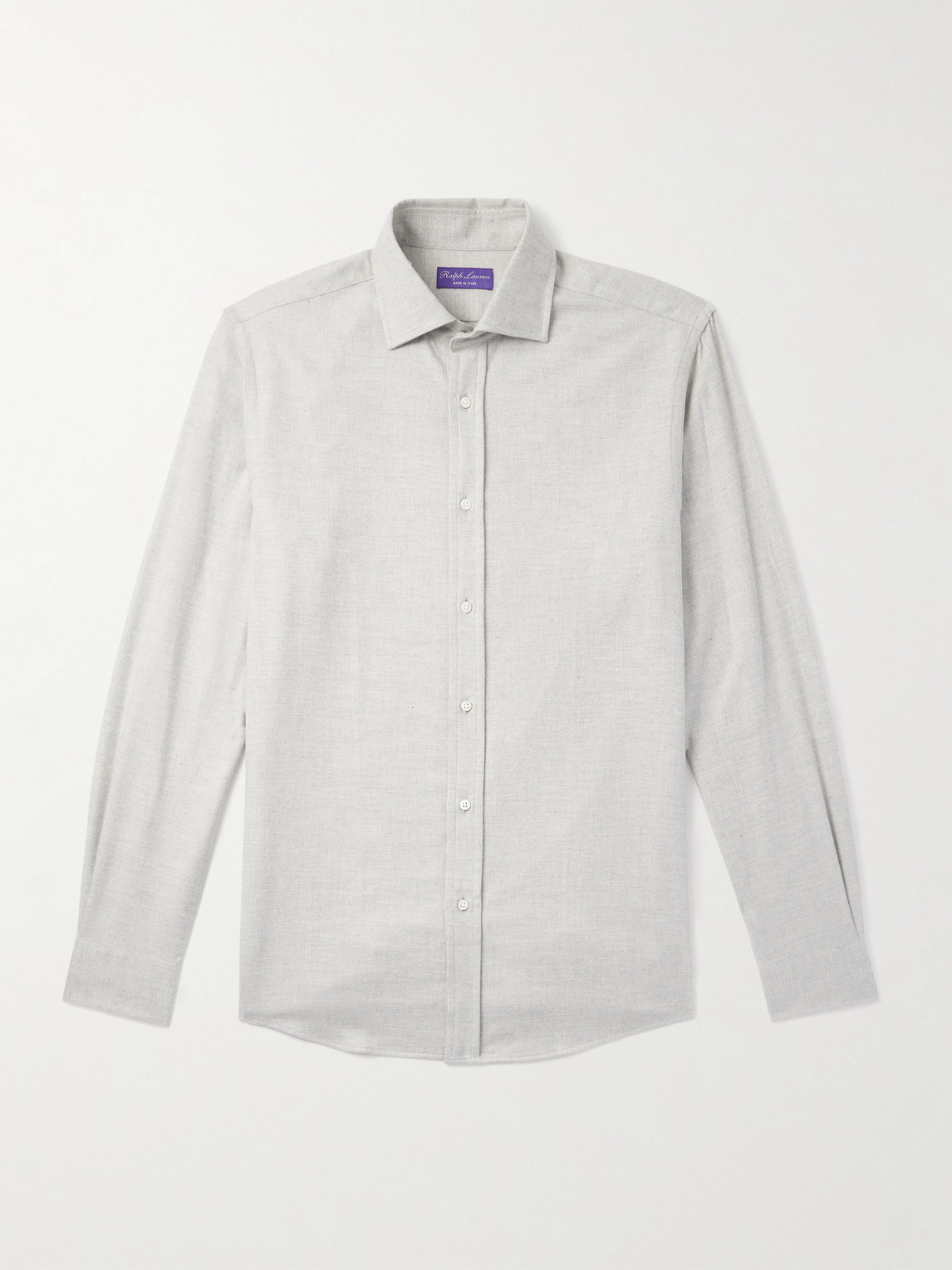 Ralph Lauren Purple Label Aston Herringbone Cotton-Flannel hirt - Men