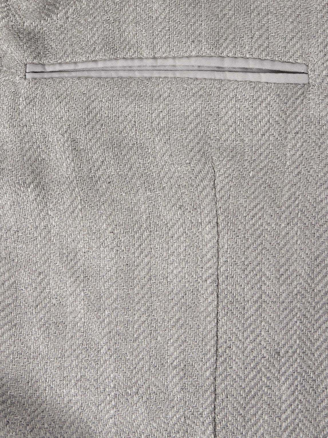 Ralph Lauren Kent Herringbone Linen, Silk And Cotton-blend Suit Jacket In Gray