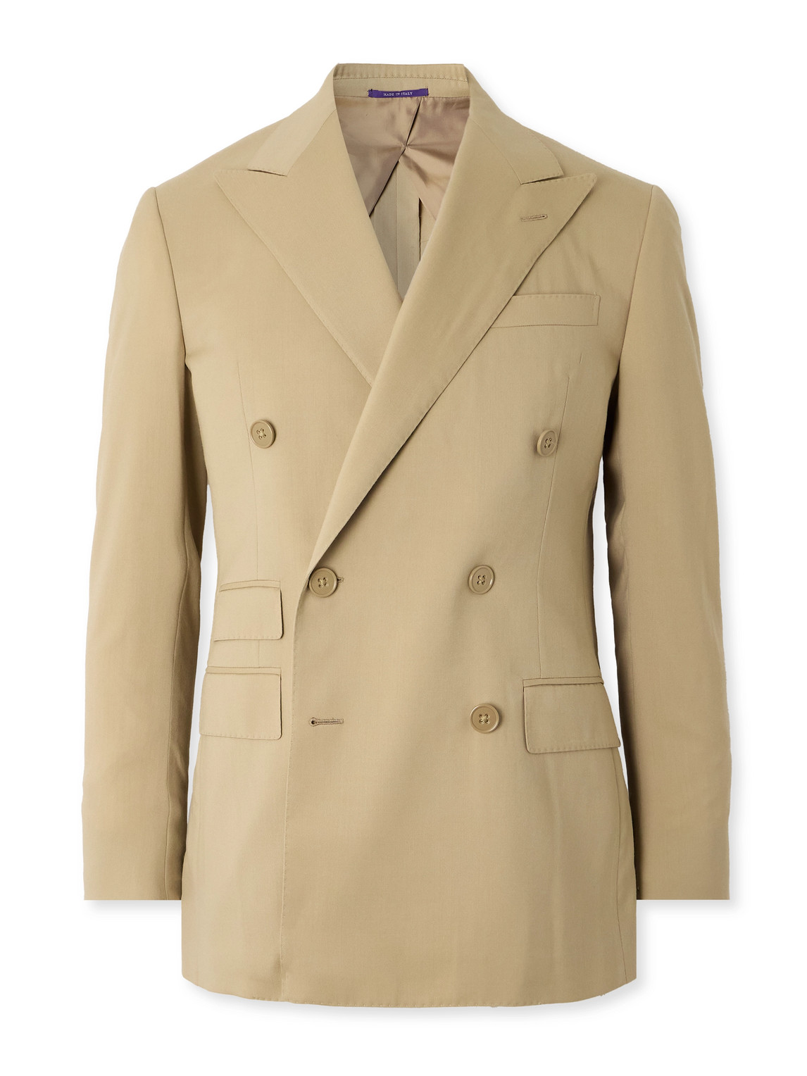 Kent Double-Breasted Wool Suit Jacket