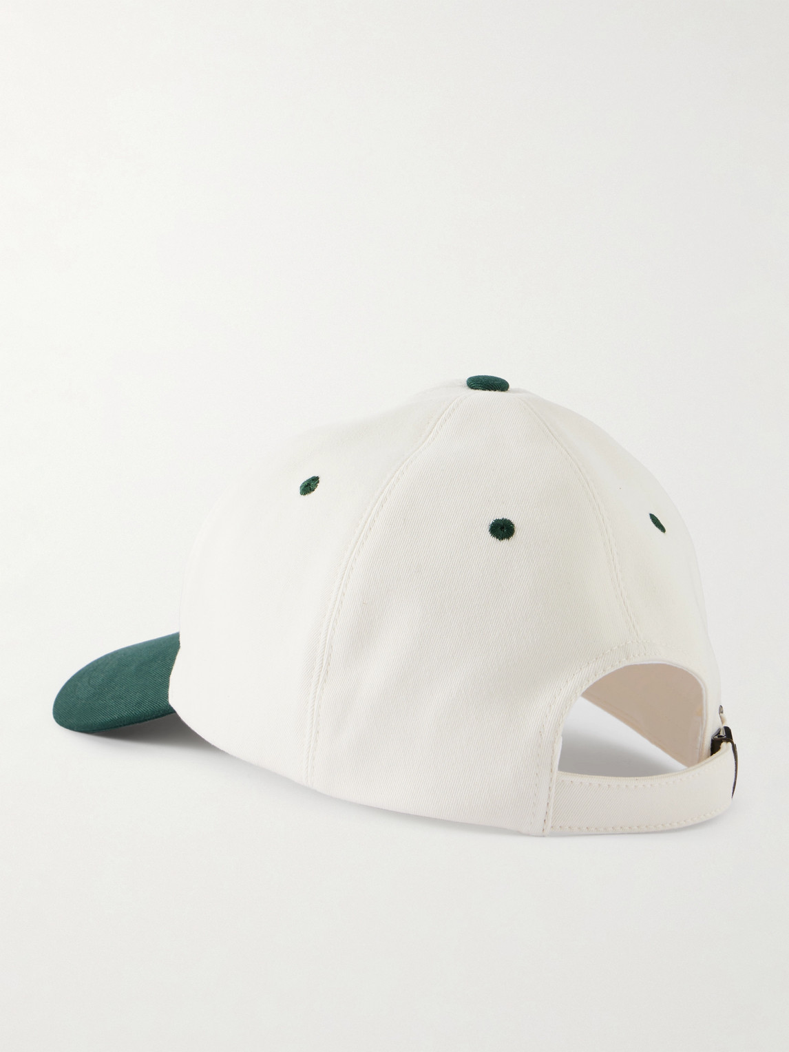 Ralph Lauren Logo-embroidered Cotton-blend Twill Baseball Cap In Green
