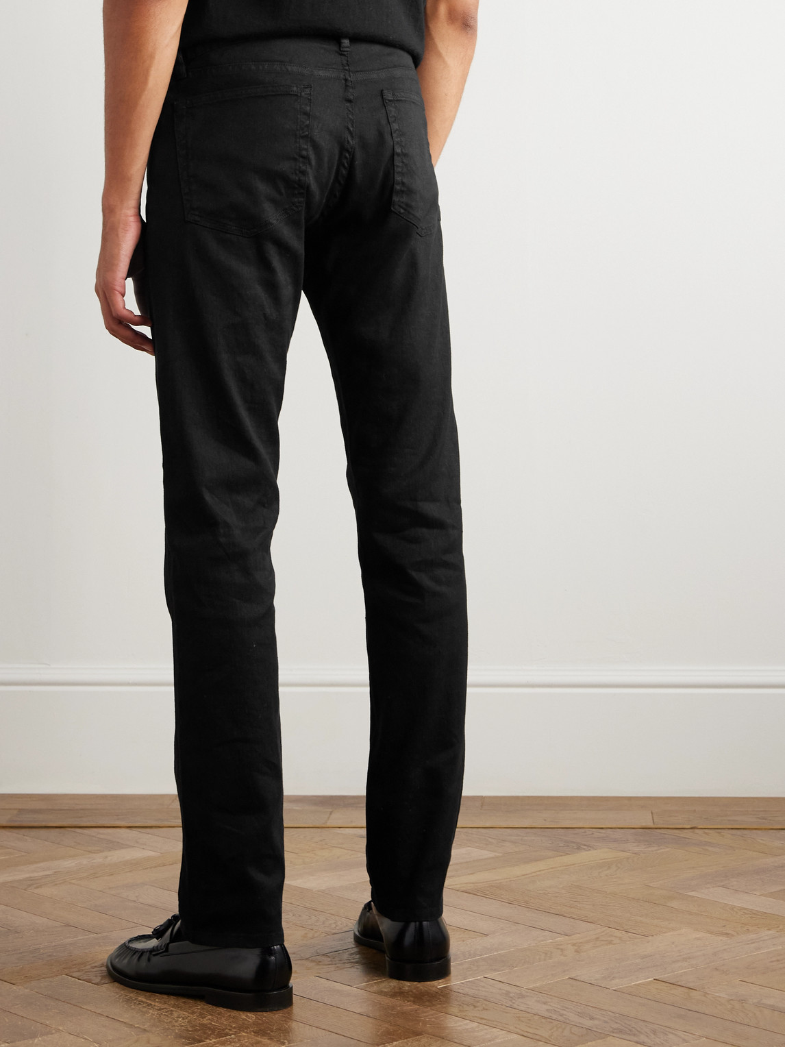 Ralph Lauren Slim-fit Jeans In Black