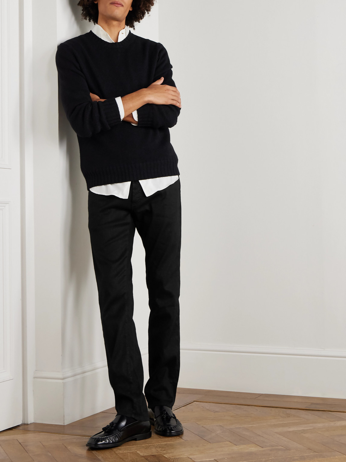 Ralph Lauren Slim-fit Jeans In Black