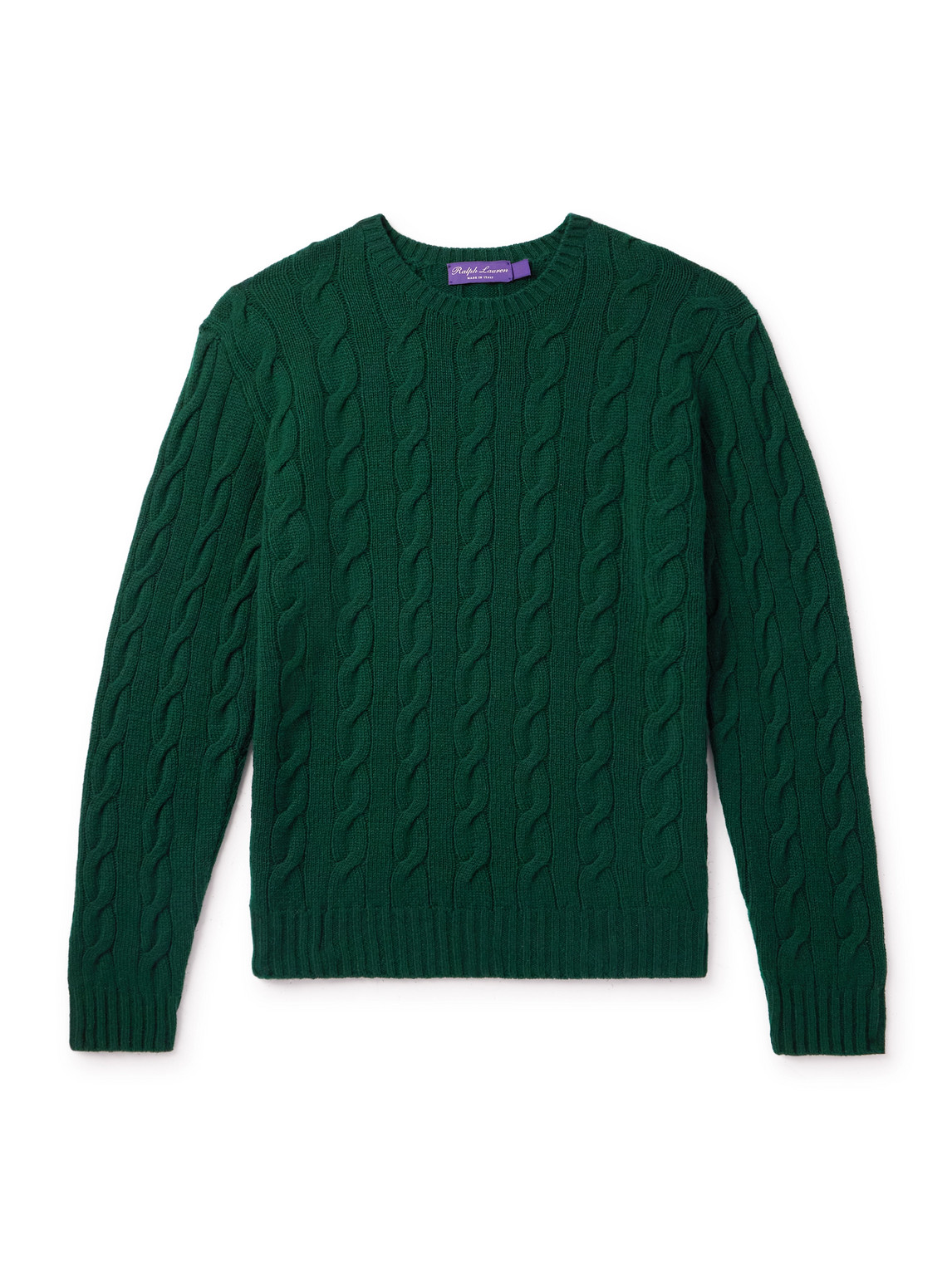 Cable-Knit Cashmere Sweater
