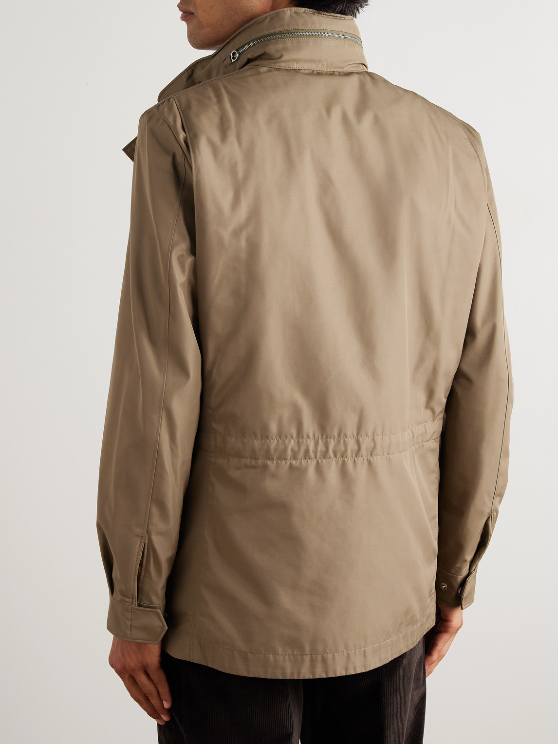 Loro Piana Traveller Shell Jacket In Brown