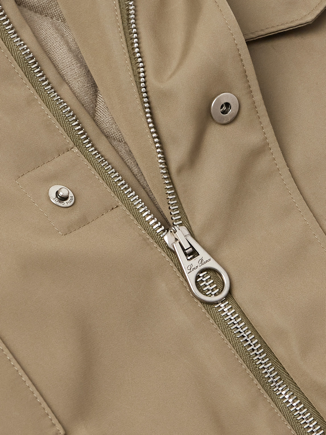 Loro Piana Traveller Shell Jacket In Brown