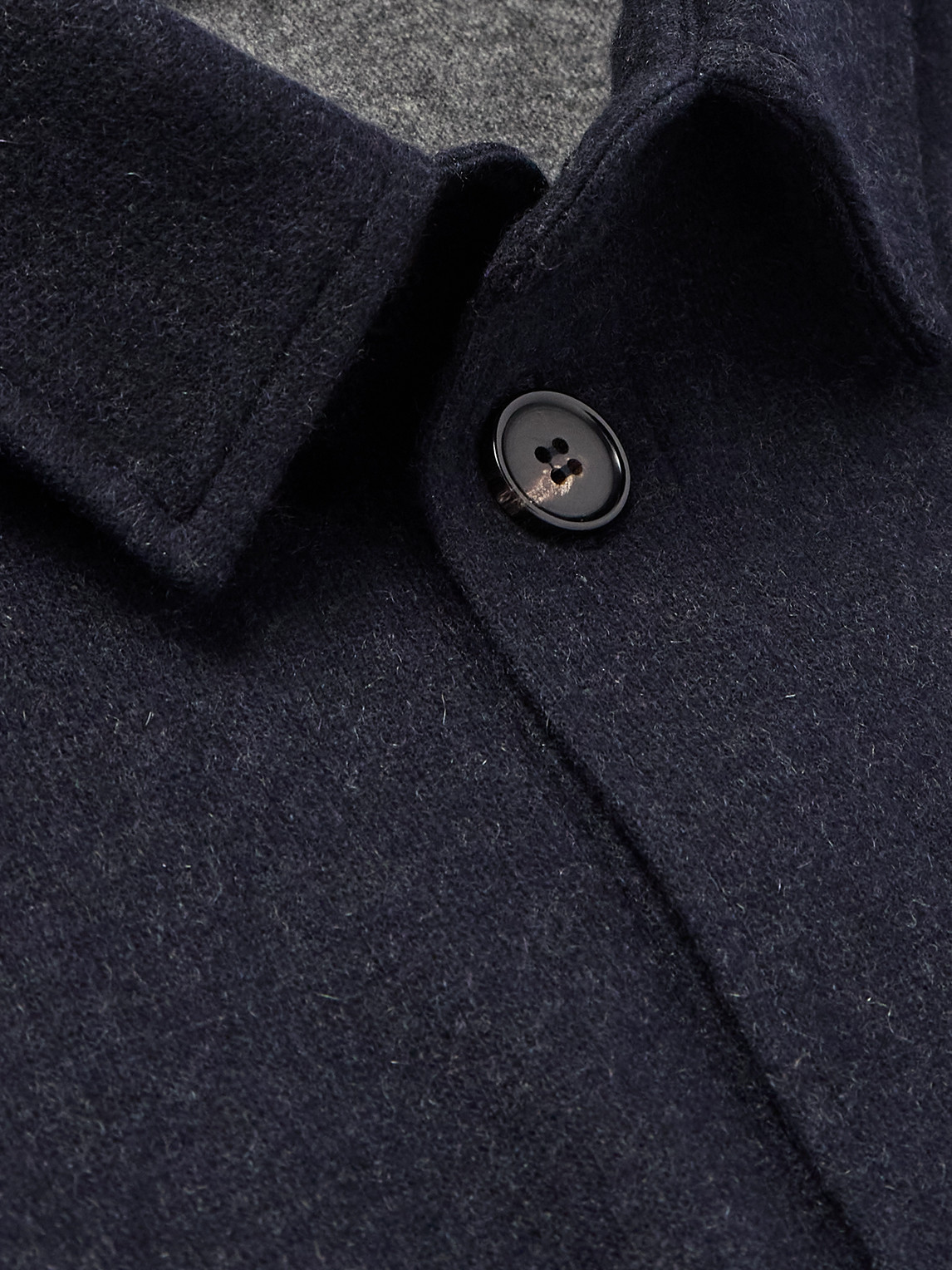 Loro Piana Marco Jersey Novalis Overshirt In Blue