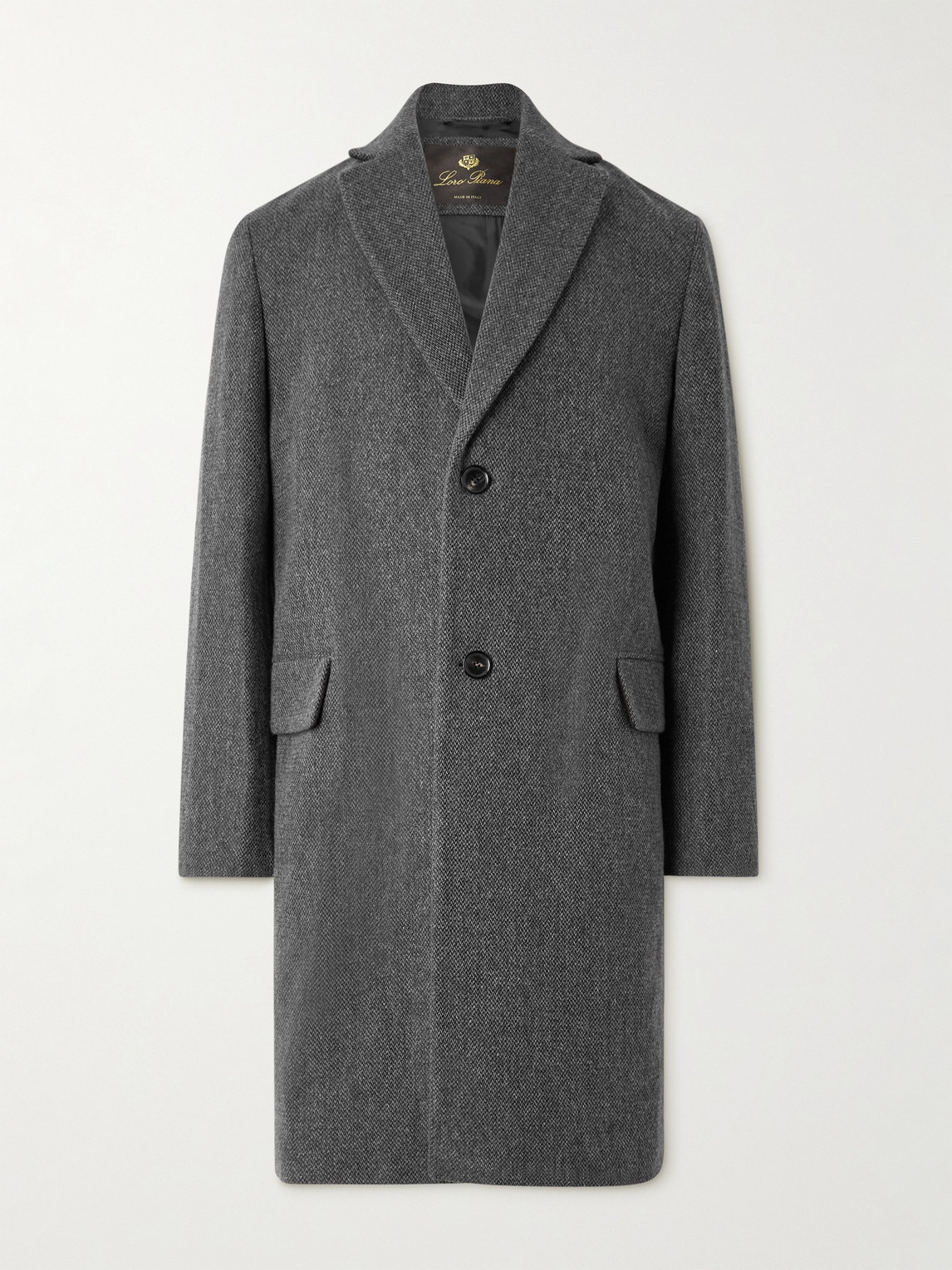 John Cashmere and Linen-Blend Coat - Men