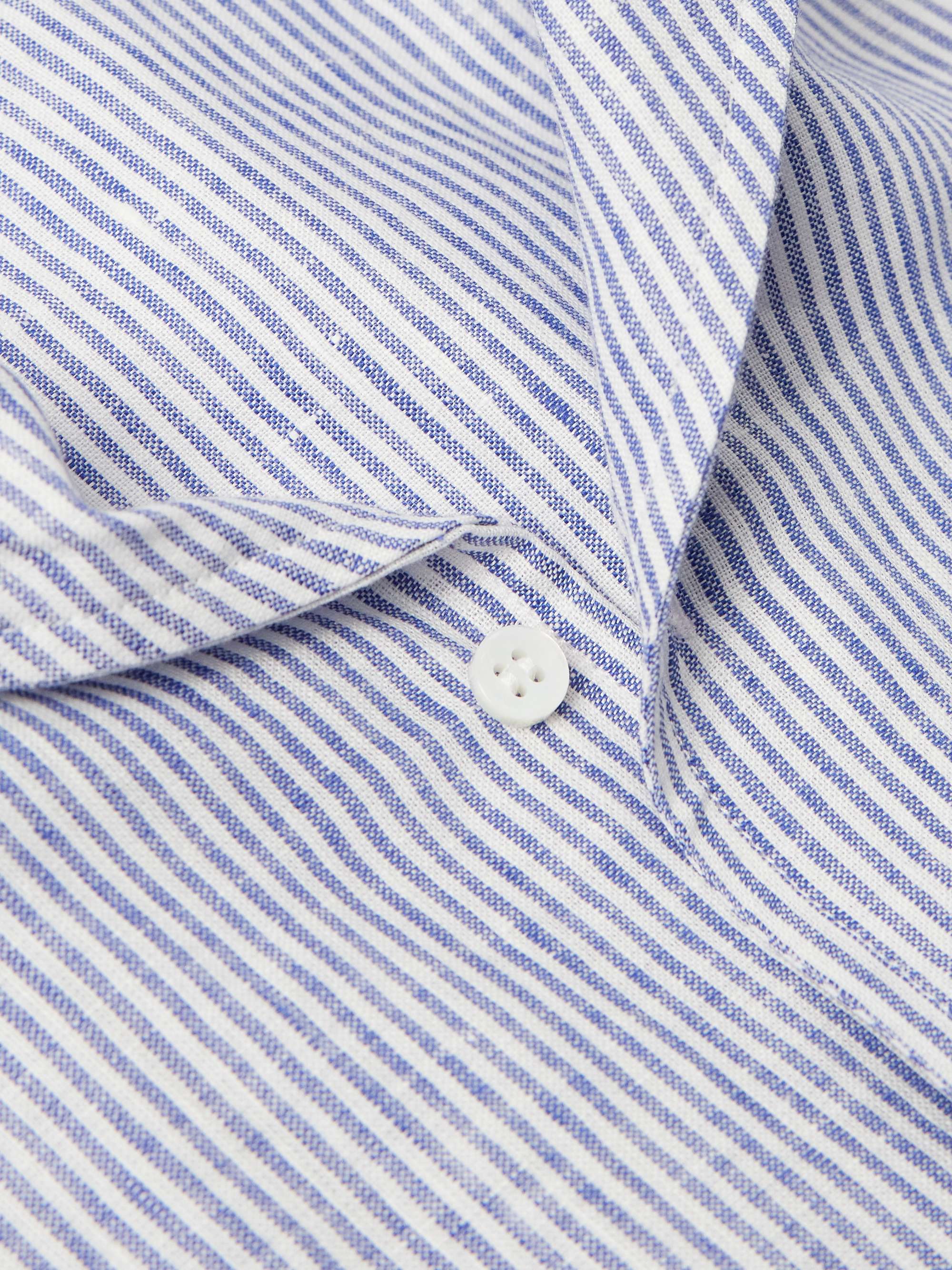 LORO PIANA Striped Linen Shirt