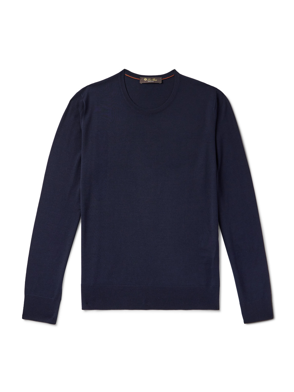 Loro Piana Wish® Virgin Wool Sweater In Blue