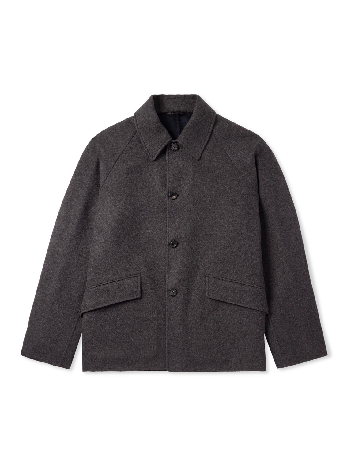 Loro Piana Narvik Oversized Cashmere Coat In Gray