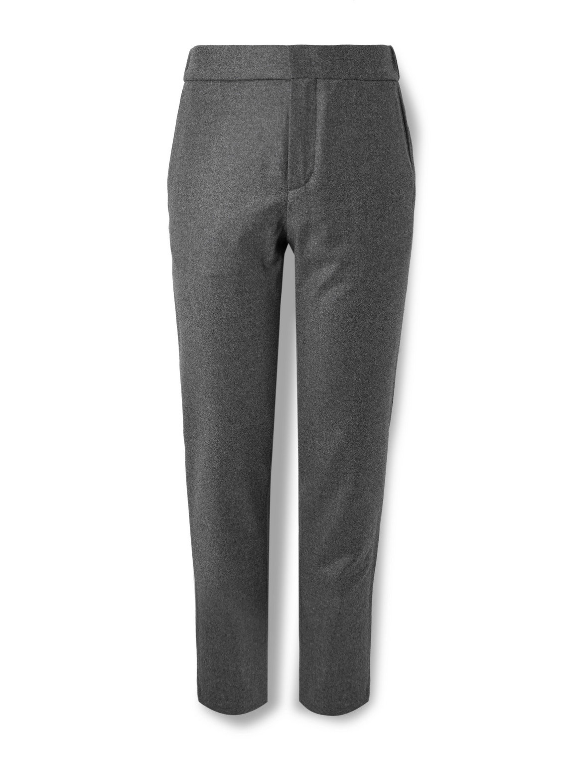 Loro Piana Leisure City Slim-fit Virgin Wool And Cashmere-blend Trousers