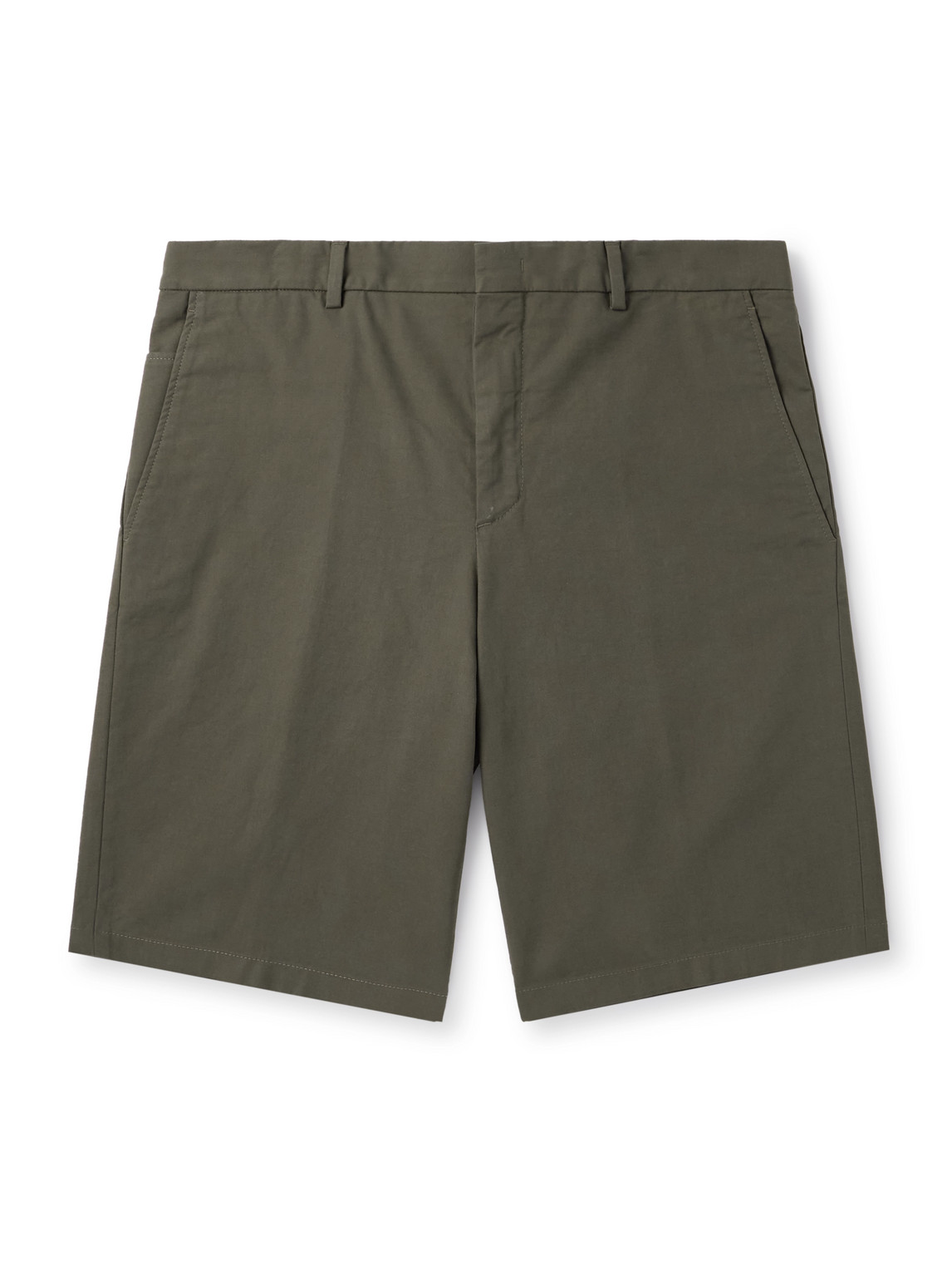 Jarno Straight-Leg Stretch-Cotton Bermuda Shorts