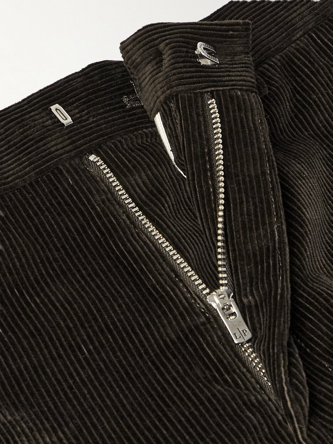 Loro Piana Jarno Hamptons Straight-leg Cotton-corduroy Trousers In Black