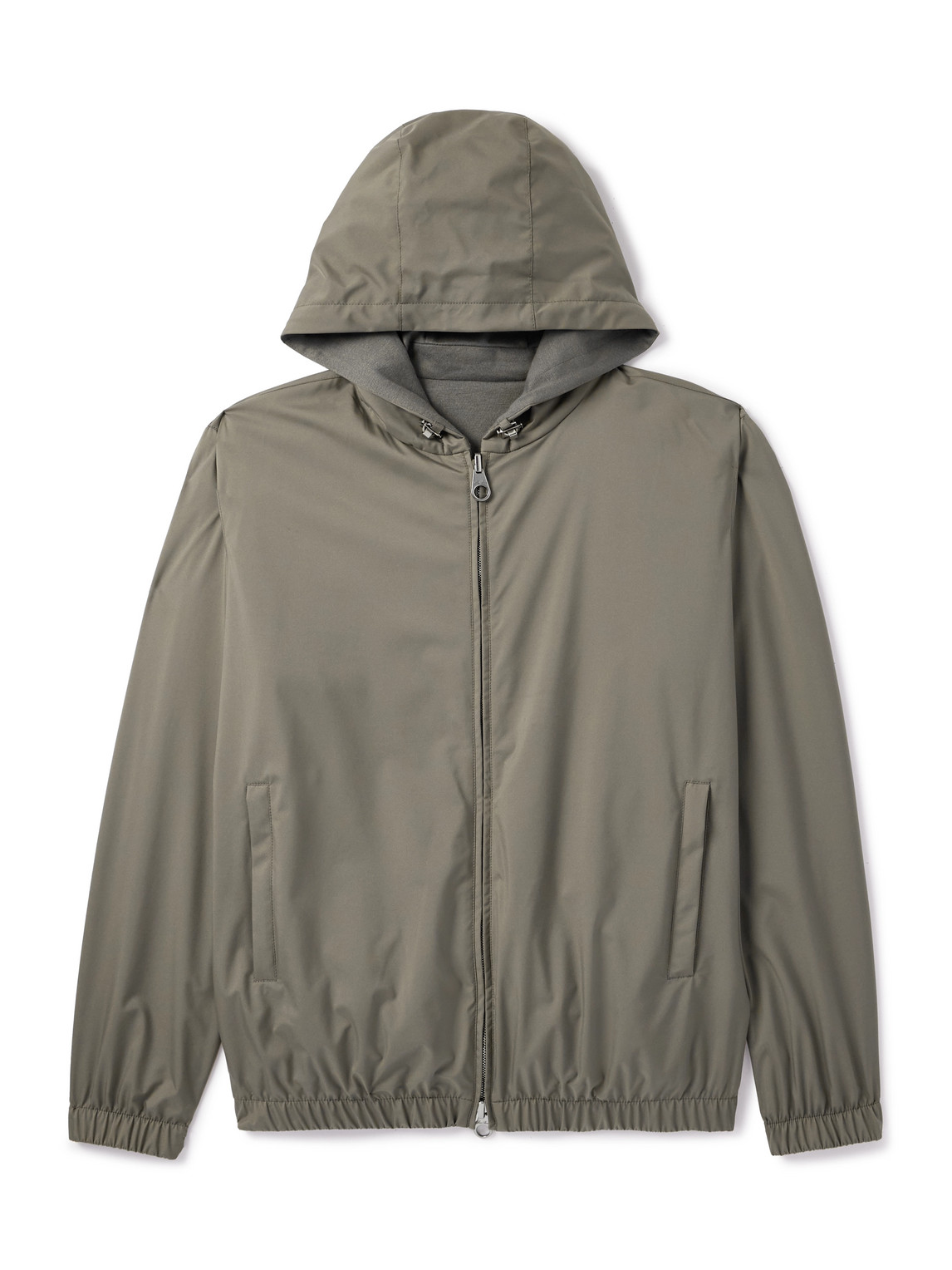 Reversible Storm System® Windmate® Shell and Cashmere Hooded Bomber Jacket