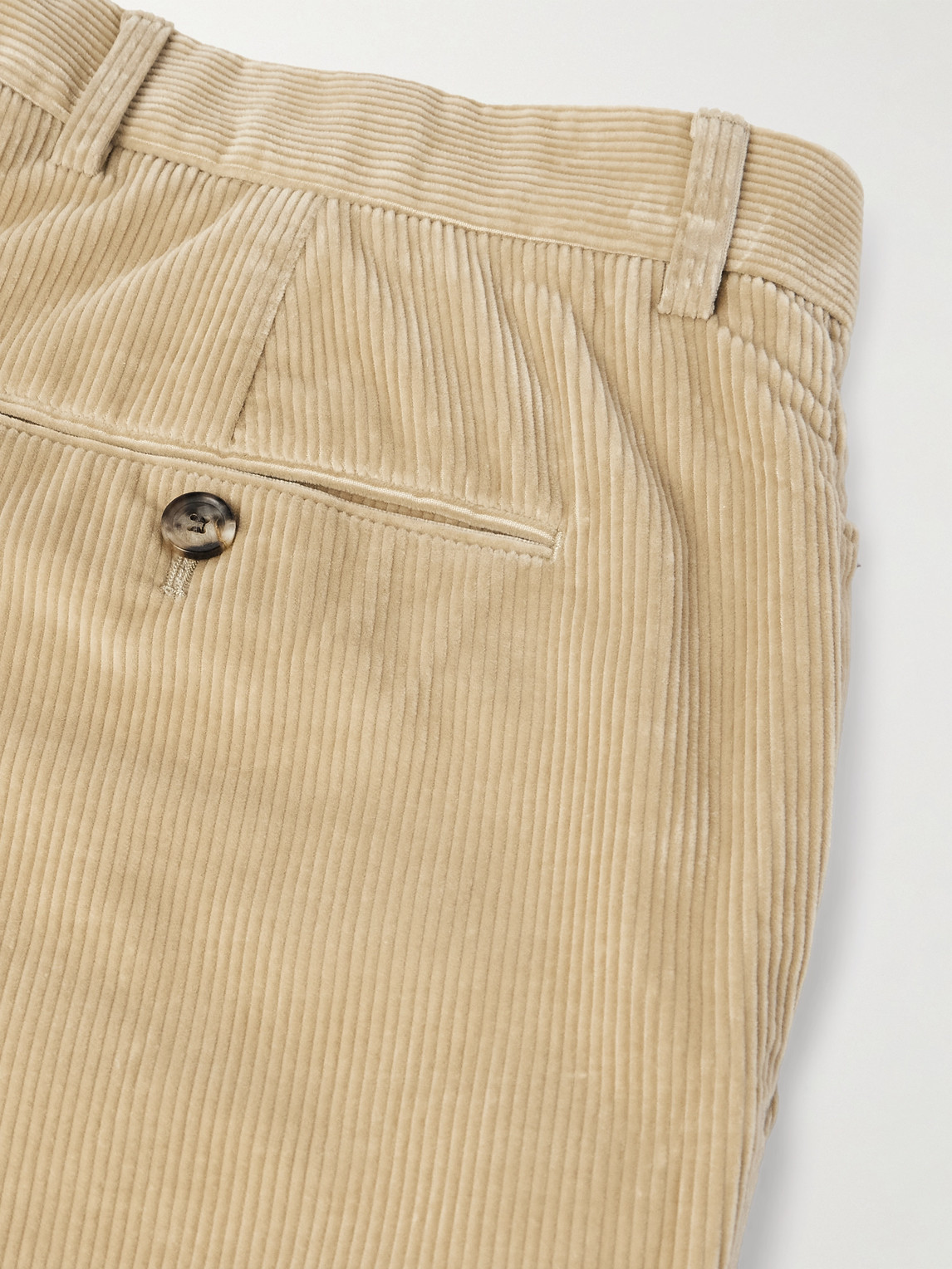 Jarno Hamptons Straight-Leg Cotton-Corduroy Trousers