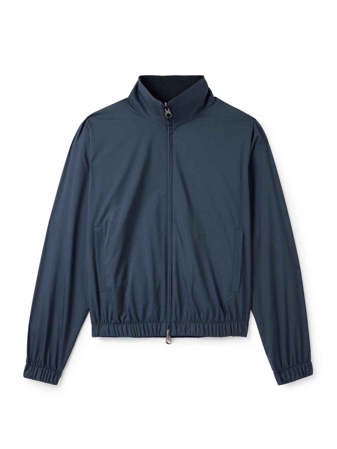 Loro Piana Reversible Windmate® Storm System® Nylon And Cashmere Blouson Jacket In Blue