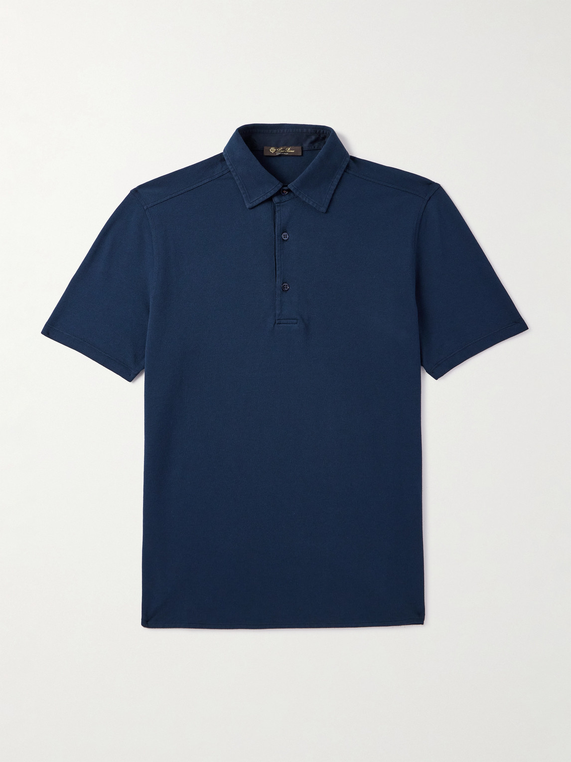 Loro Piana Garment-Dyed Cotton-Piqué Polo Shirt - Men