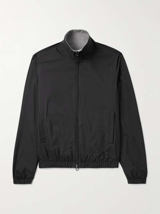 Loropiana Reversible Windmate® Storm System® Nylon and Cashmere Blouson Jacket