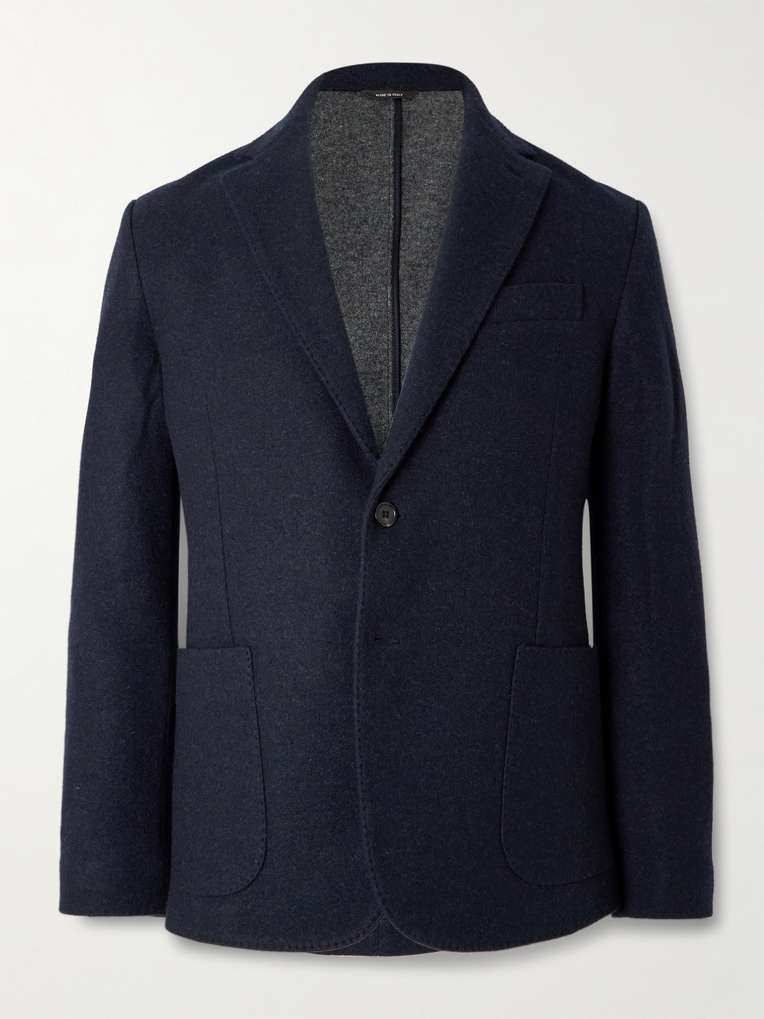 LORO PIANA Unstructured Jersey Novalis Blazer