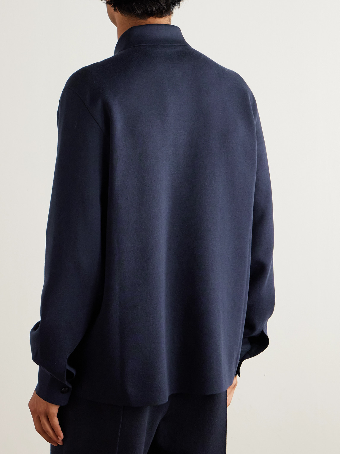 Loro Piana Agapanto Cotton Shirt In Blue
