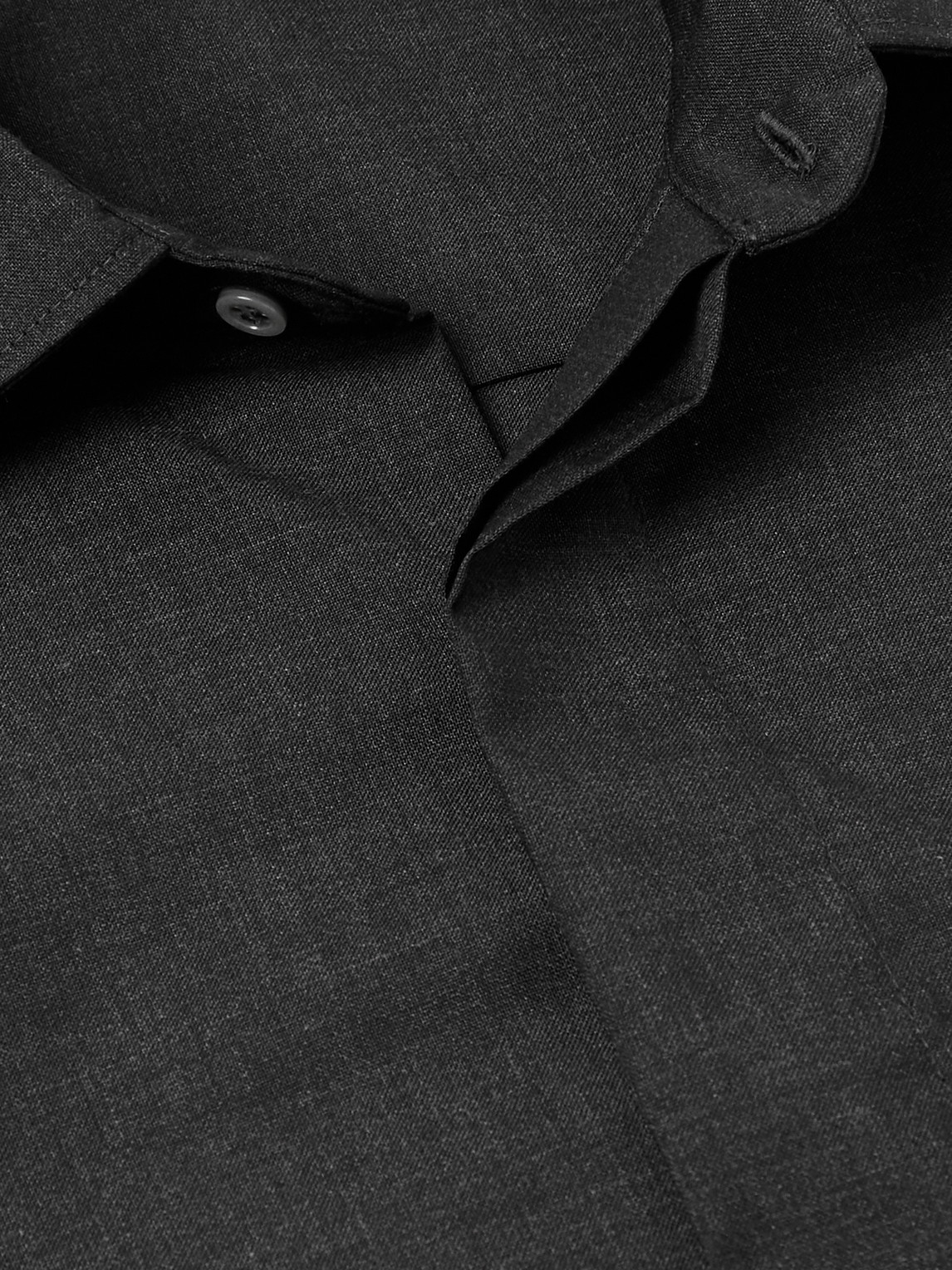 Saman Amel Wool Overshirt In Gray