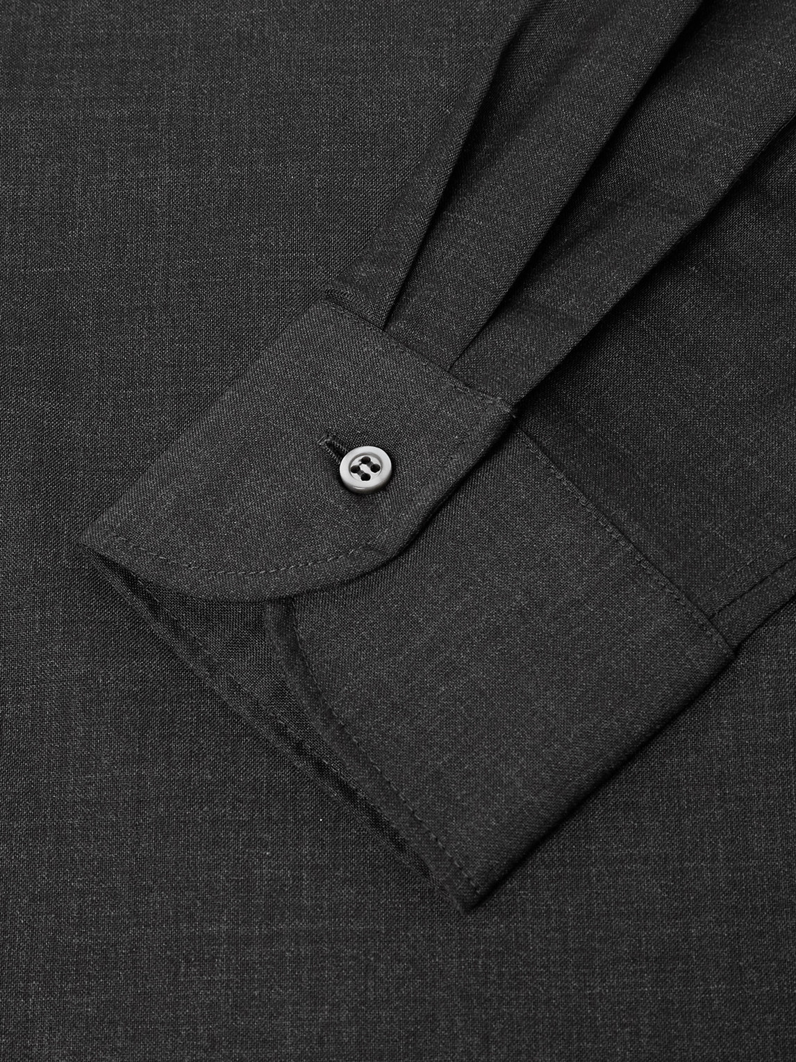 Saman Amel Wool Overshirt In Gray