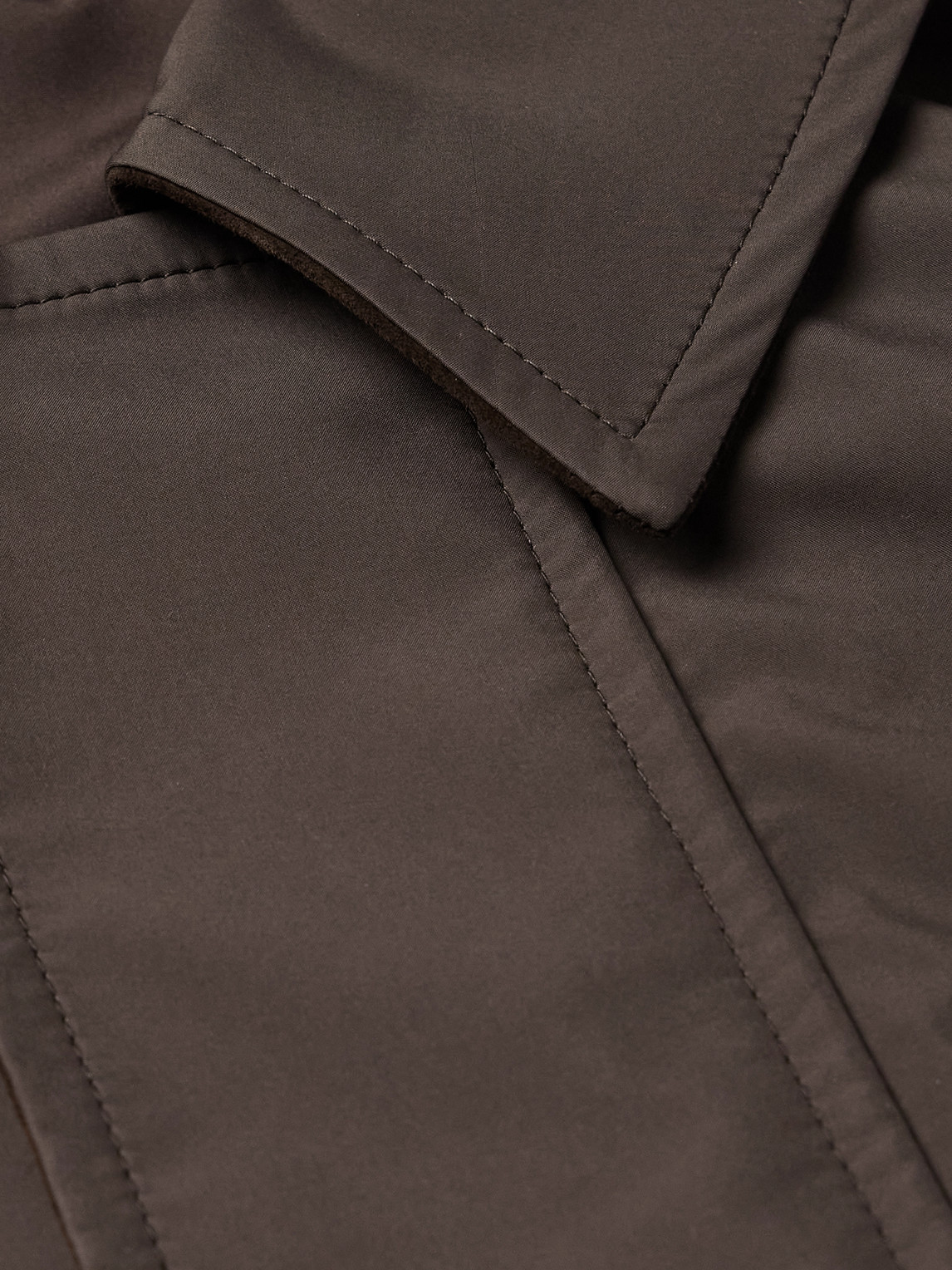 Saman Amel City Nylon Jacket In Brown