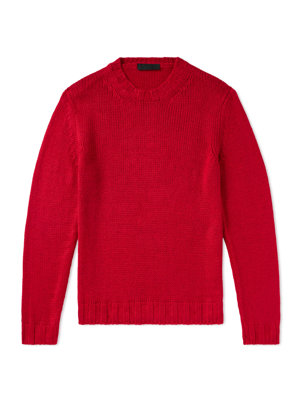 Saman Amel Gio Silk Sweater In Red