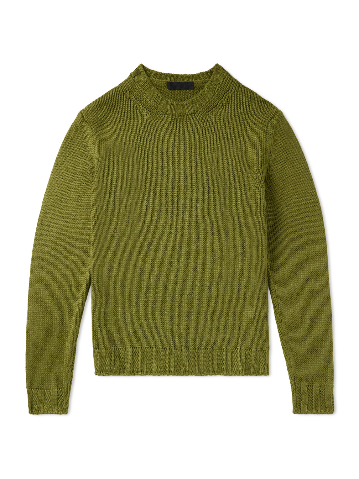 Saman Amel Gio Silk Sweater In Green