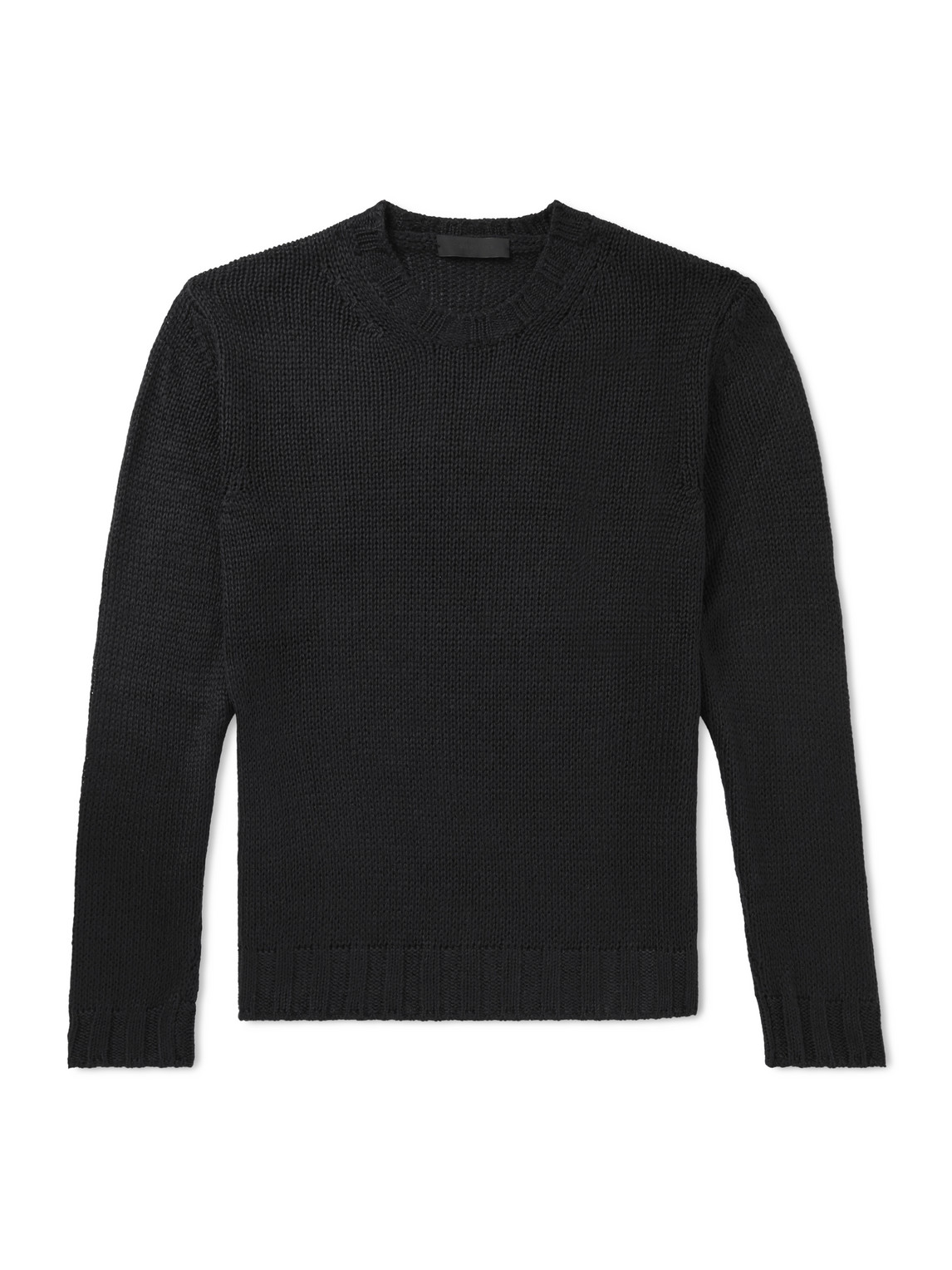 Saman Amel Gio Silk Sweater In Black