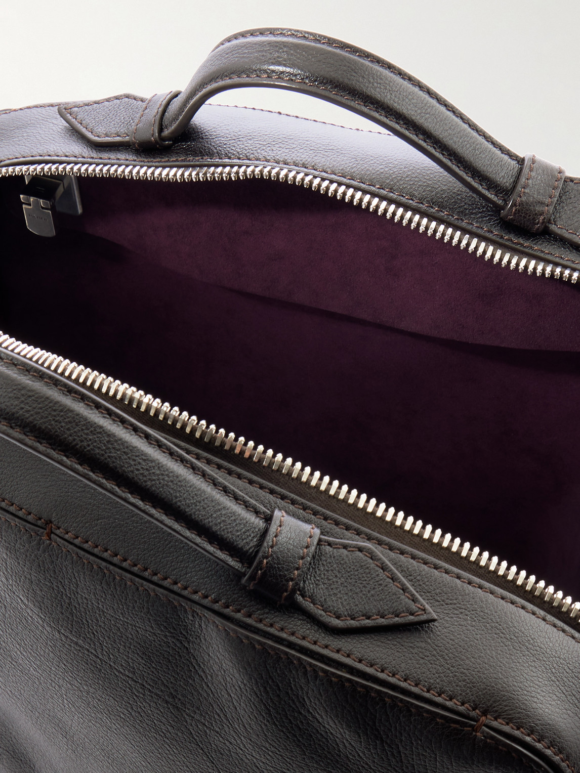 Metier Rider Full-grain Leather Backpack In Brown